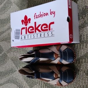 Rieker Antistress Women's Ballet Flats, Dark Blue